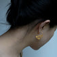 Lotus Step Earrings – Hollow Carved Chinese Style Zen Aesthetic Drop Earrings