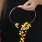 Guofeng Osmanthus Collar Necklace – Elegant Qipao Accessory