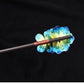 Chinese Intangible Heritage Velvet Flower Hairpin – New Chinese Style Handmade Floral Hair Stick for Hanfu & Qipao