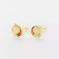 S925 Gold Plated Koi Fish Stud Earrings with White Jade – New Chinese Style Silver Earrings