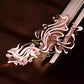 Nine-Tailed Fox King Hollow Metal Bookmark – Premium Off-White Stainless Steel, Shan Hai Jing Inspired Gift