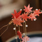 Maple Leaf Pearl Hairpin