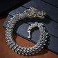 Handmade Chinese Dragon scales Bracelet -Sterling silver