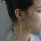 Classical exotic pearl tassel earrings