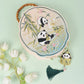 Bamboo Panda  Group Embroidery Han Element Bamboo Knot Handbag
