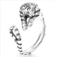 China-Chic personality retro tiger opening men's ring