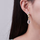 Chinese Phoenix Magnolia Crystal Long Earrings