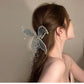 Sequin tassel butterfly duck beak clip flower crystal back spoon hair clip