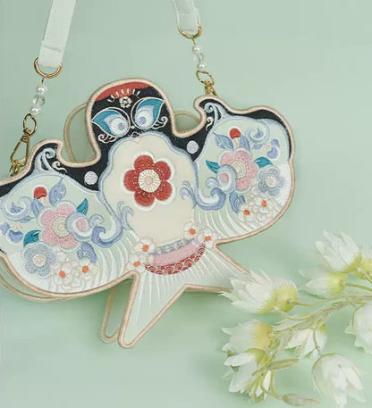 Chinoiserie-Stickerei Zhiyuan Hanfu Umhängetasche