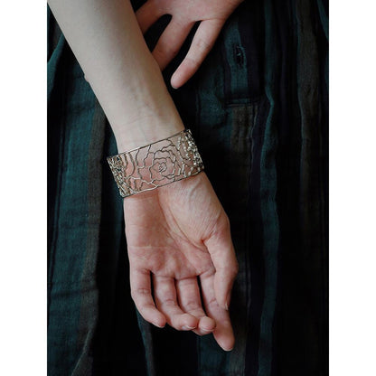 Hollow Rose Vintage Armband-Kupfer
