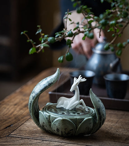 Chinese indoor ceramic aromatherapy stove