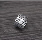 925 Sterling Silver Double Happiness Ring – Hollow Carved Open Band