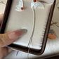 White Mother-of-Pearl Butterfly Wing Tassel Earrings