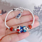 "Dudu Fish" Good Luck Charm Bracelet – Spiritual Handcrafted Feng Shui Design with Red Agate Beads
