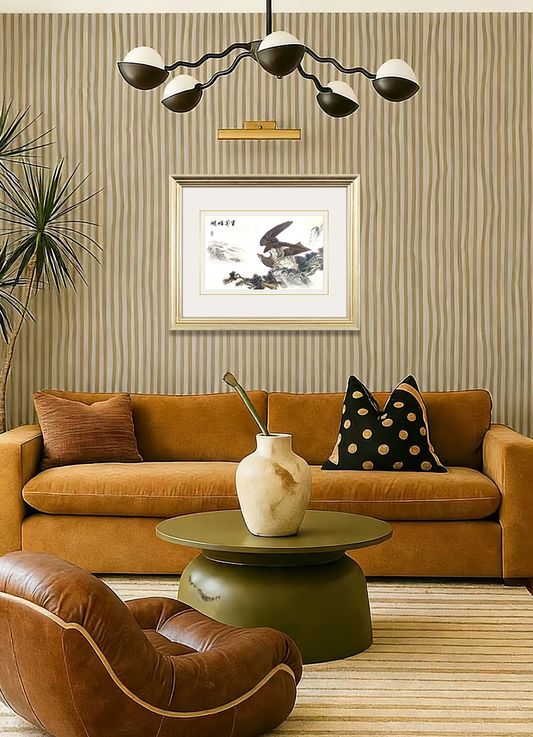Peng Cheng Wan Li – Handcrafted Chinese Repoussé Silver Wall Art