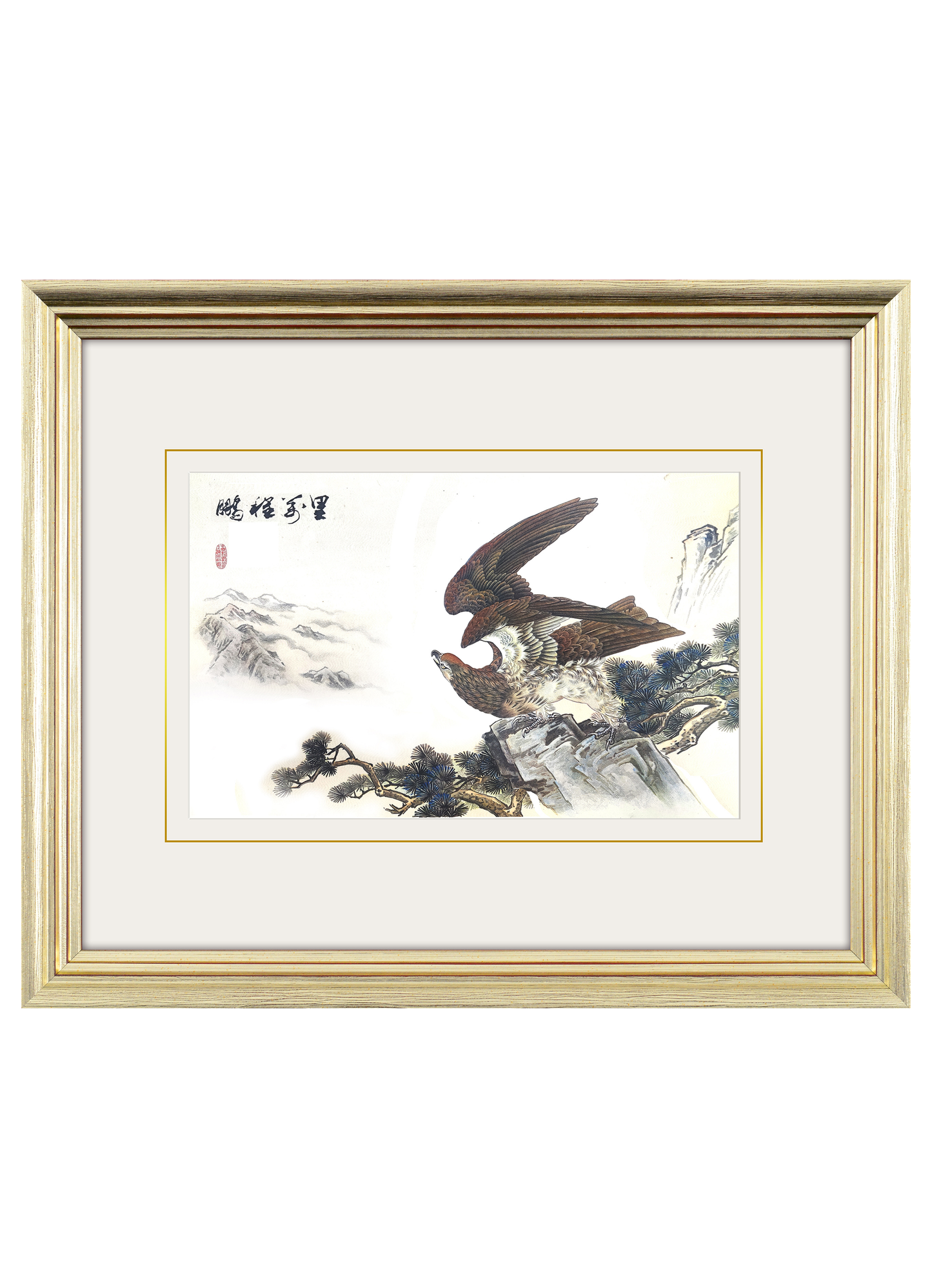 Peng Cheng Wan Li – Handcrafted Chinese Repoussé Silver Wall Art
