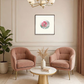 Peony Handcrafted Silver Wall Art | Traditional Chinese Repoussé Floral Metal Frame