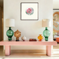 Peony Handcrafted Silver Wall Art | Traditional Chinese Repoussé Floral Metal Frame