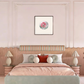 Peony Handcrafted Silver Wall Art | Traditional Chinese Repoussé Floral Metal Frame