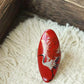 Traditional Chinese Crane Ring – Oriental Art Jewelry with Pine Tree Motif and Lacquer Finish