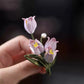 New Chinese Style Lily of the Valley Corsage – Artistic Floral Brooch for Dresses and Outerwear