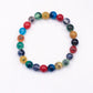 Natural Candy-Heart Agate Bracelet – Grounding, Joy & Aura Cleansing Crystal Jewelry