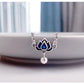 S925 Sterling Silver Blue Lotus Anklet for Women - Adjustable 25cm, Vintage Art Jewelry, Lucky Charm Foot Bracelet