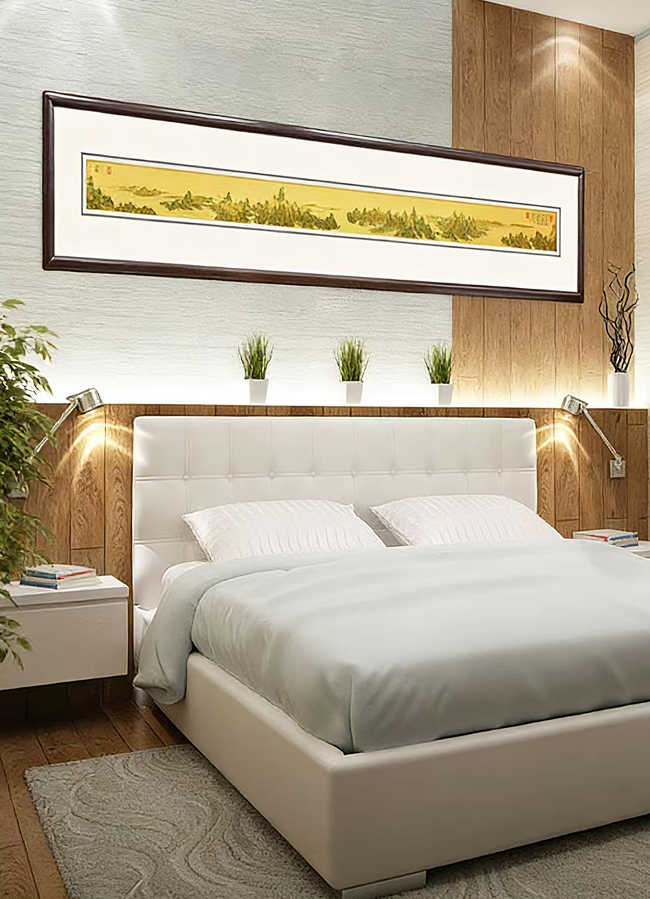 Thousand Miles of Rivers and Mountains – Handcrafted Chinese Repoussé Chasing Metal Wall Art