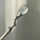 Elegant Crystal Silver Hairpin – New Chinese Style Textured Branch Hair Ornament