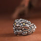 Vintage Thai Pi Xiu Ring – Adjustable Men's Lucky Beast Open Band Ring
