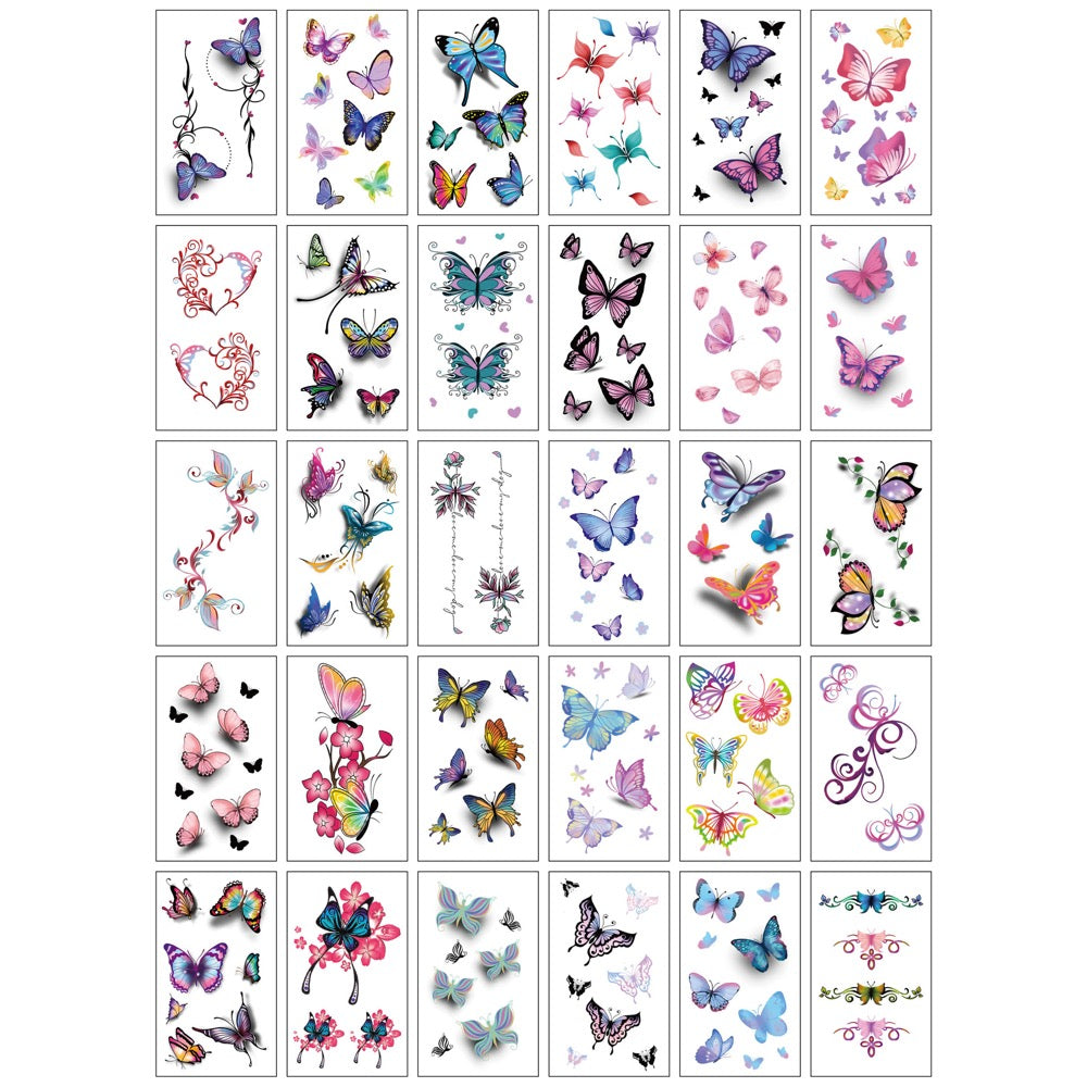 Traditional Chinese Butterfly Huadian/Sticker (1 Set)
