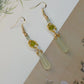 Natural Xiuyu Jade Earrings with 14K Gold-Filled Hooks – Elegant Chinese Jade Jewelry for Women