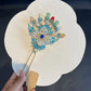 Handmade Vintage Pearl Hairpin | Chinese Beaded Hair Stick Gift for Her