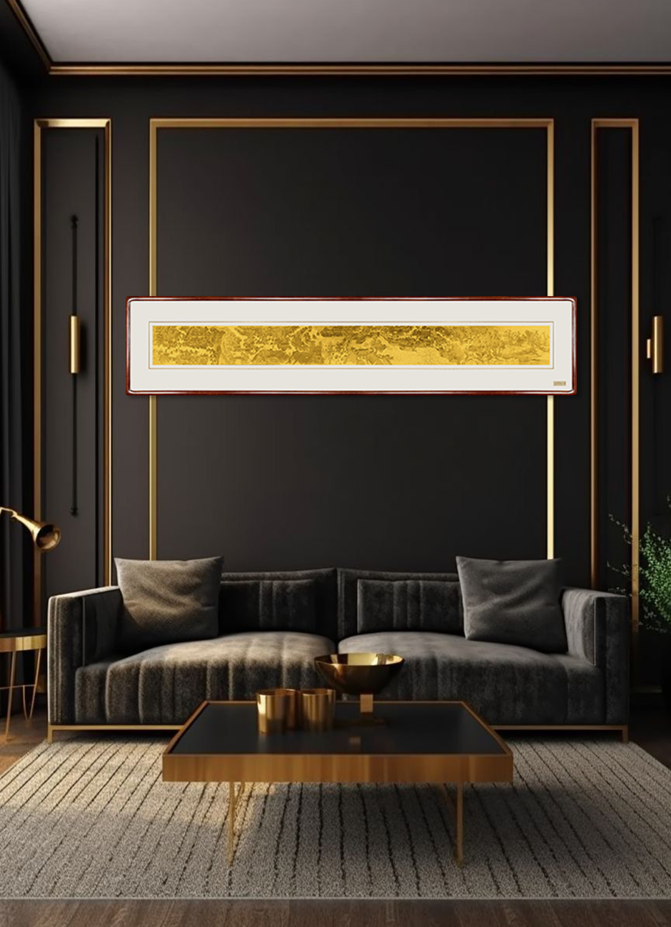 Along the River During the Qingming Festival – Handcrafted Chinese Repoussé & Chasing Wall Art (Horizontal) | Luxury Song Dynasty Cultural Wall Décor