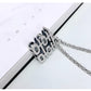 Vintage Chinese Double Happiness Necklace for Women – Square & Round Xi Pendants Short Clavicle Chain | 99 Sterling Silver