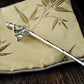Elegant S925 Silver Bamboo Leaf Hairpin – Minimalist Chinese Hair Accessory for Women