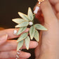 Elegant Chinese Bamboo Leaf Pin – Qipao Pressing Brooch with Tassel Design