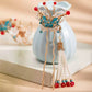 Butterfly Cloisonné Hairpin | New Chinese Style Enamel Hanfu Hair Ornament