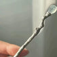 Elegant Crystal Silver Hairpin – New Chinese Style Textured Branch Hair Ornament