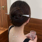 Magnolia Flower Hairpin – 19cm Hanfu Step Shake Hair Stick for Traditional Updos