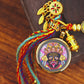 999 Silver Tibetan Thangka Bracelet – Wealth, Protection & Good Luck Feng Shui Amulet