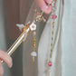 Ancient Style Hidden Sword Hairpin – Long Tassel Sword Hairpin with Concealed Blade