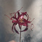 Handmade Chinese Chanhua Red Spider Lily Hairpin – Traditional Silk Thread Hanfu Hair Accessory for Women