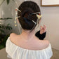 New Chinese Style Double Hairpin with Butterfly Tassels – Elegant Hanfu Hair Jewelry