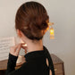 Palace Lamp Glowing Pearl Tassel Hairpin - Copper Alloy