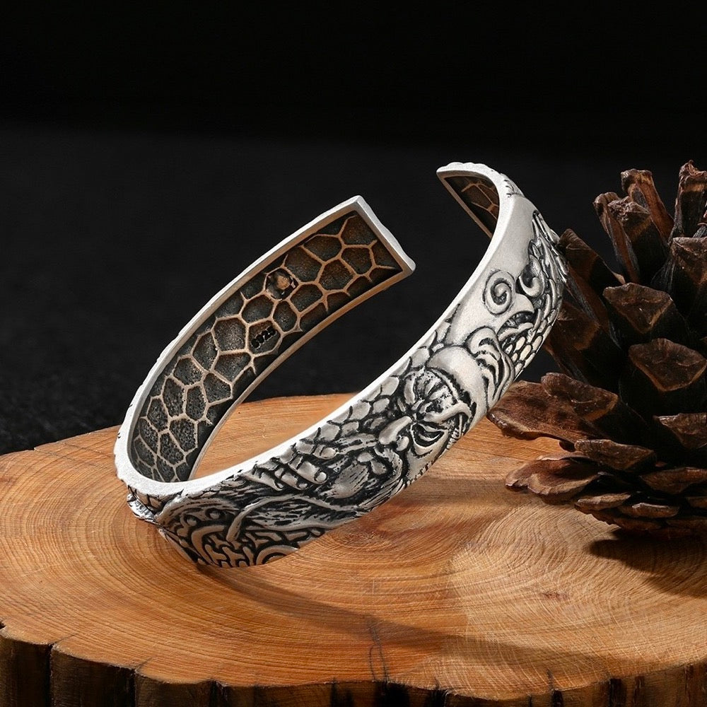 Guan Gong bracelet - sterling silver